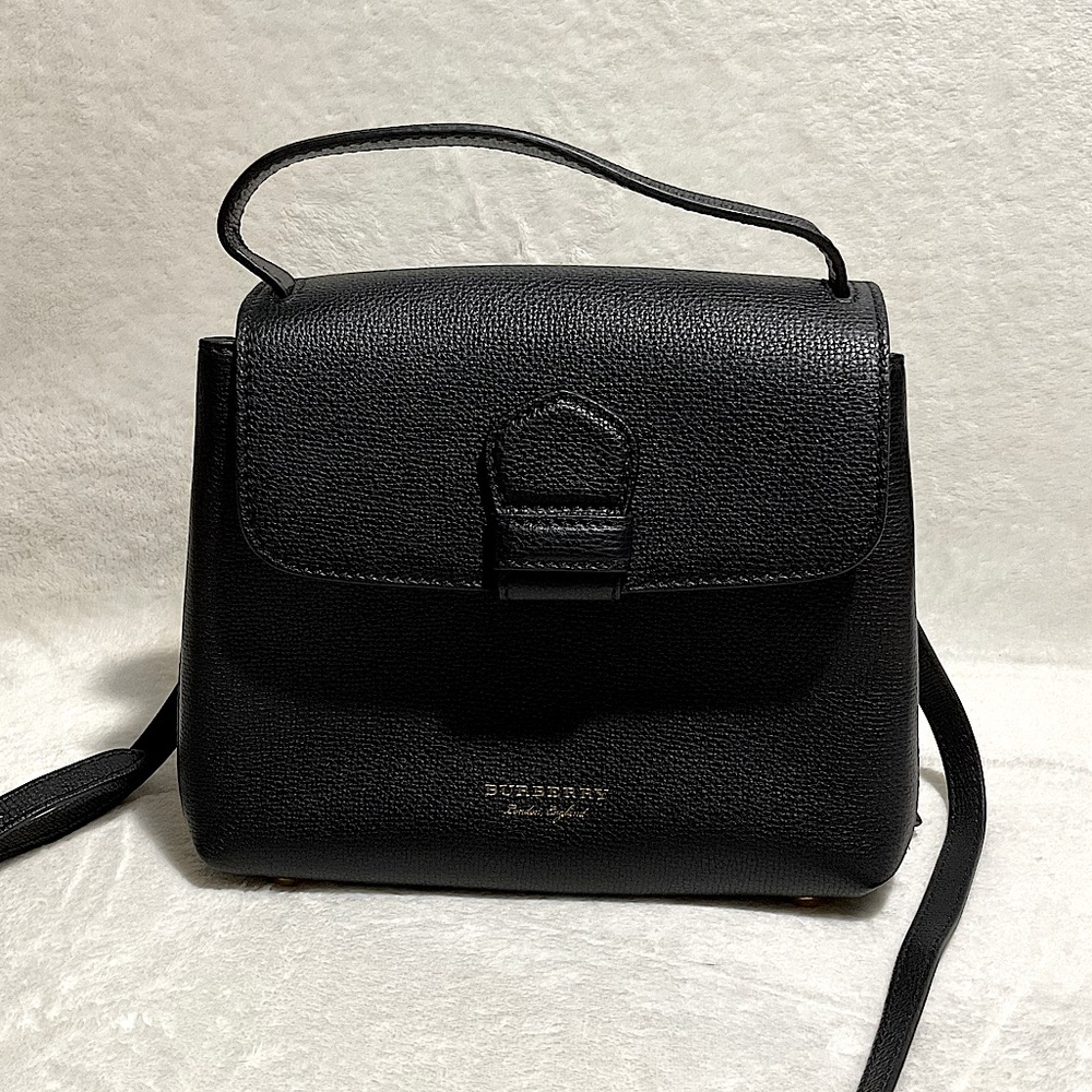 Burberry Small Camberley Derby Leather/House Check Satchel